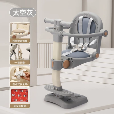 New Electric Vehicle Child Electric car child seat - a-6-light-gray-five-point-safety-belt