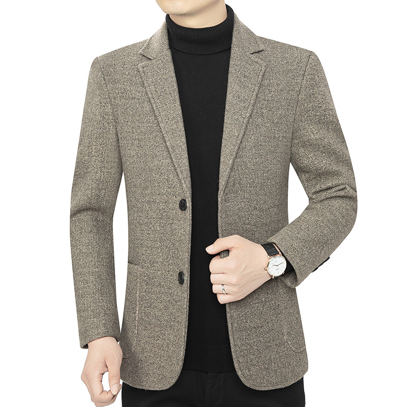2022 Autumn New Handsome Young and Middle-aged Men's Business Casual Suit Men's Slim Korean Jacket Suit Top