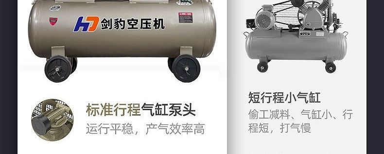 Real stone paint industrial air compressor, high-pressure air compressor for painting, 220V large and small air pumps, 380V for auto repair