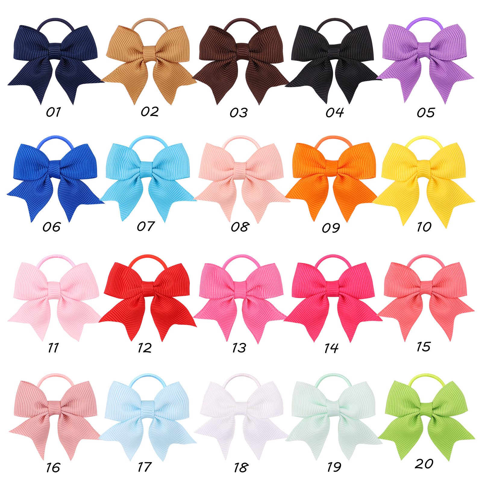 Simple New Children's Hair Accessories Candy-colored Floral Hair Ring display picture 1