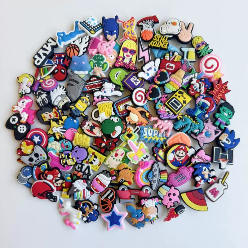 Трансграничная пещерная обувь аксессуары обувь цветы ПВХ обувь цветочная обувь пряжка случайный набор пещерная обувь diy аксессуары оптовая продажа