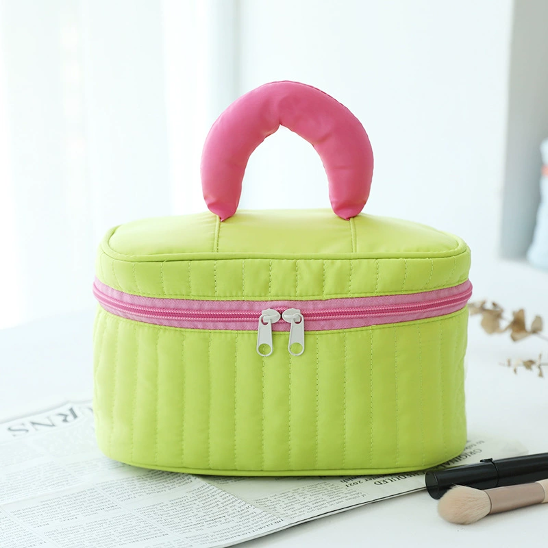 Brand cosmetic bag, small capacious handheld storage system, 2022