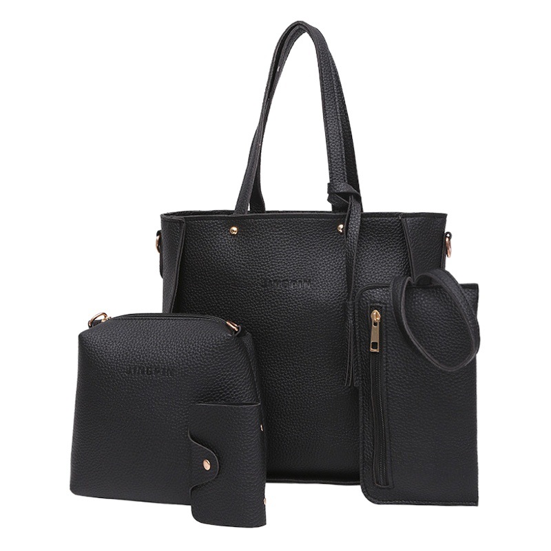 Bolso de mano grande de mujer, estilo retro europeo con borlas (2023)