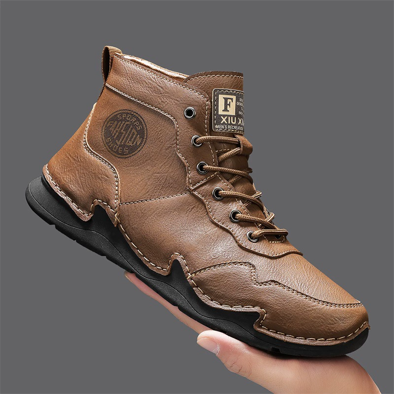 Ботинки (Martens) натуральная кожа, утеплённые, высокий голеностоп, размеры 38–46