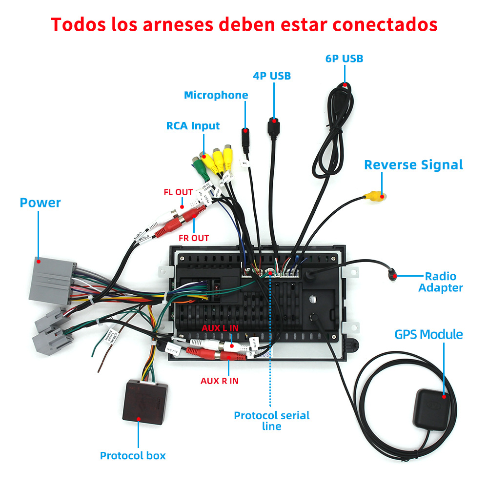Para Ford F150 navegación de control central 7 pulgadas Android mp5 reproductor GPS marcha atrás imagen todo en uno