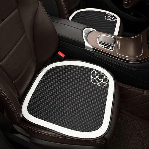 Car seat cushion, breathable single-chip cooling cushion for all seasons, ice silk seat cushion for women's car, summer car seat cushion