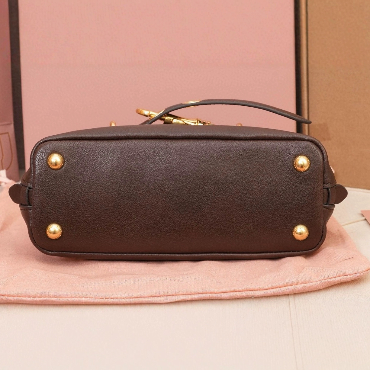 Miki2 nuevo venganza concha bolsa maletín bolos cinturón hebilla de cremallera doble cabeza letras estereoscópicas retro inclinado