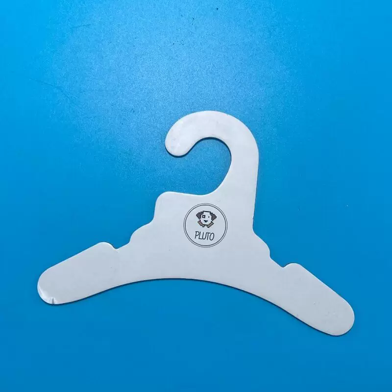 宠物犬衣服晾晒衣架加厚白卡纸防滑设计宠物用品批发厂家直销