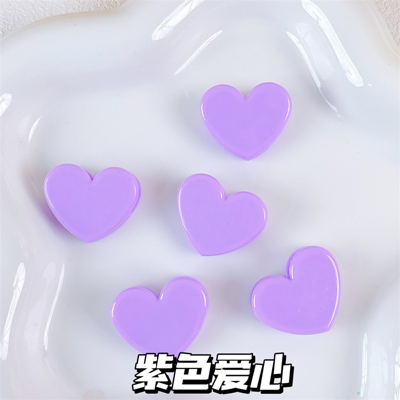 단색 보라색 사랑 클립