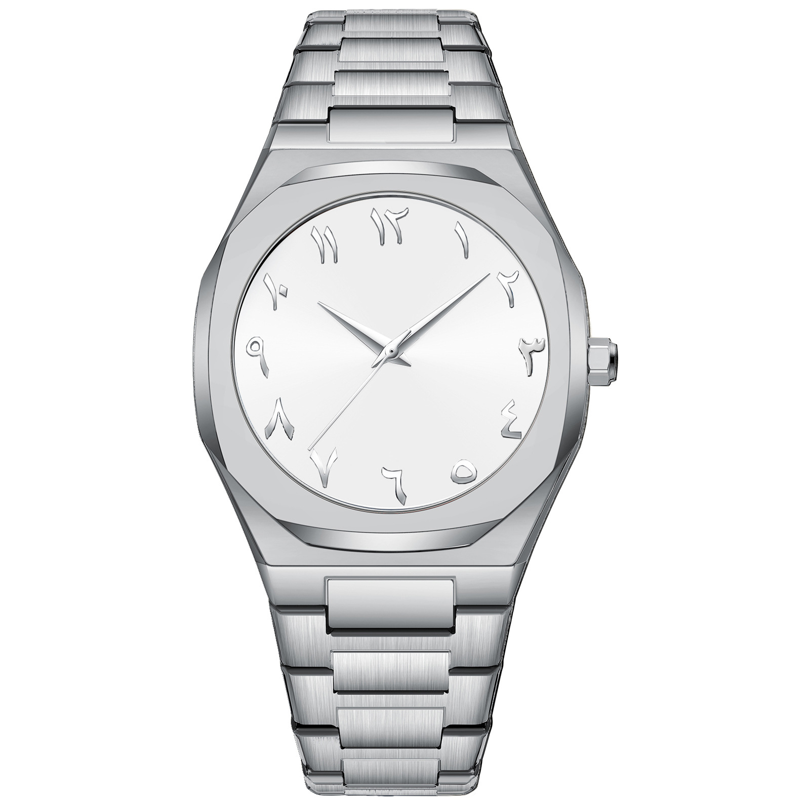 外国貿易クロスボーダー卸売防水時計メンズ腕時計メンズオールブラックアラビアダイヤルハイエンド合金クォーツ時計