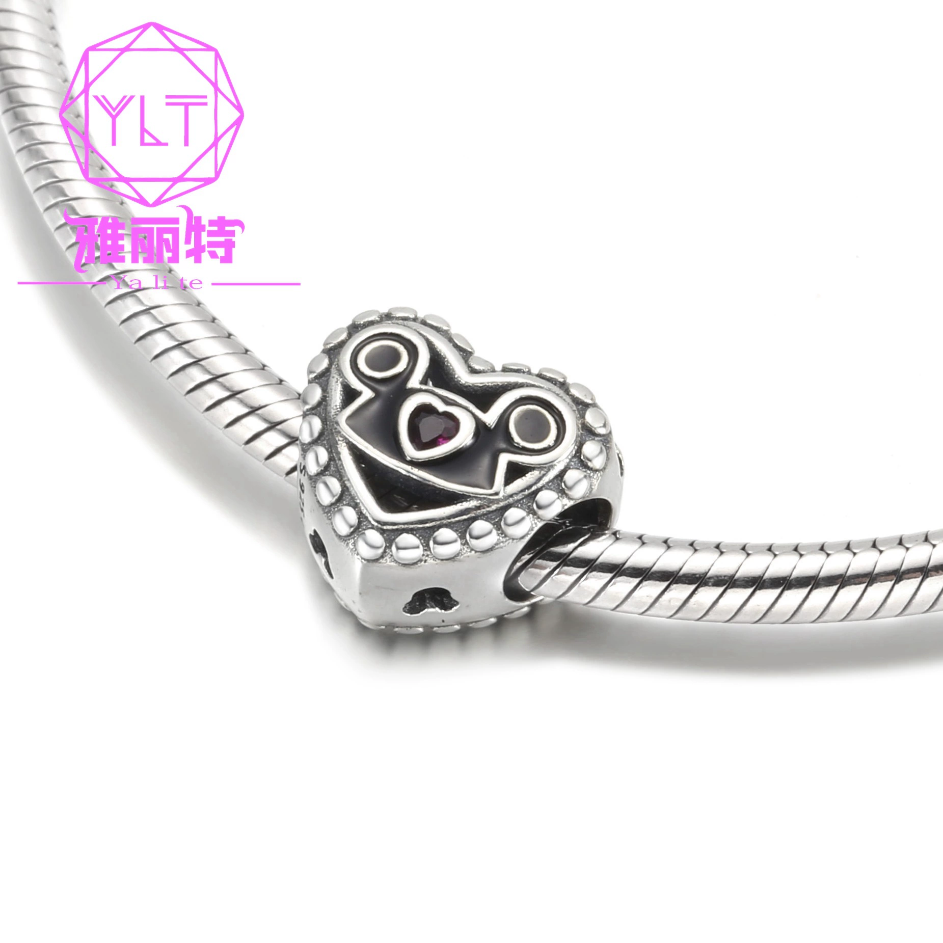 Семейная подвеска Yalit Pan s925 серебро Бусина Микки Шляпа Замок