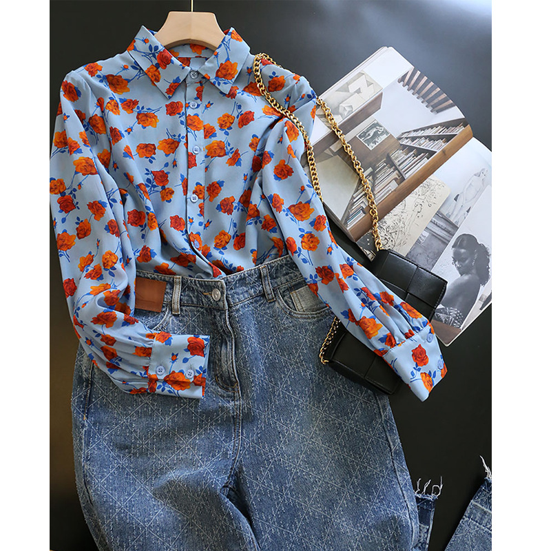 Elite silk retro spring shirt