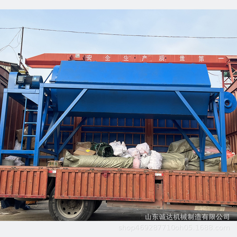 河北 车床加工五金件去毛刺机 旋转式六角滚筒研磨机