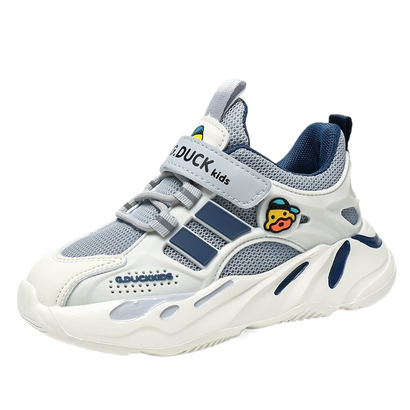 Zapatos para niños de pato amarillo primavera 2024 nuevos zapatos de malla para niños zapatos deportivos para niños zapatos para niños