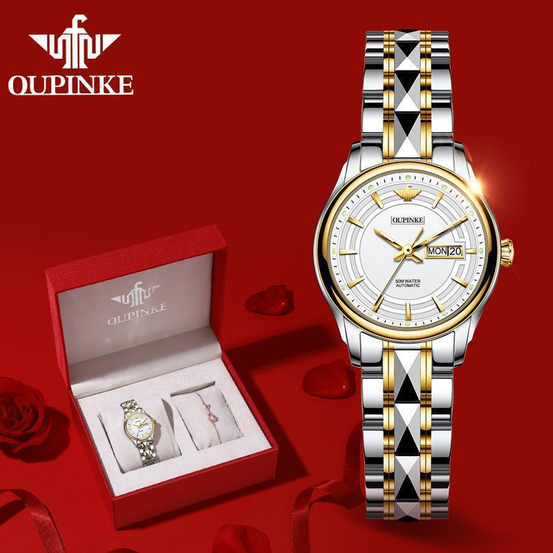 Famous Brand Watches Hot-Selling Fully-Automatic Mechanical Watch Brief Fashion Ladies Watch Women's Watch