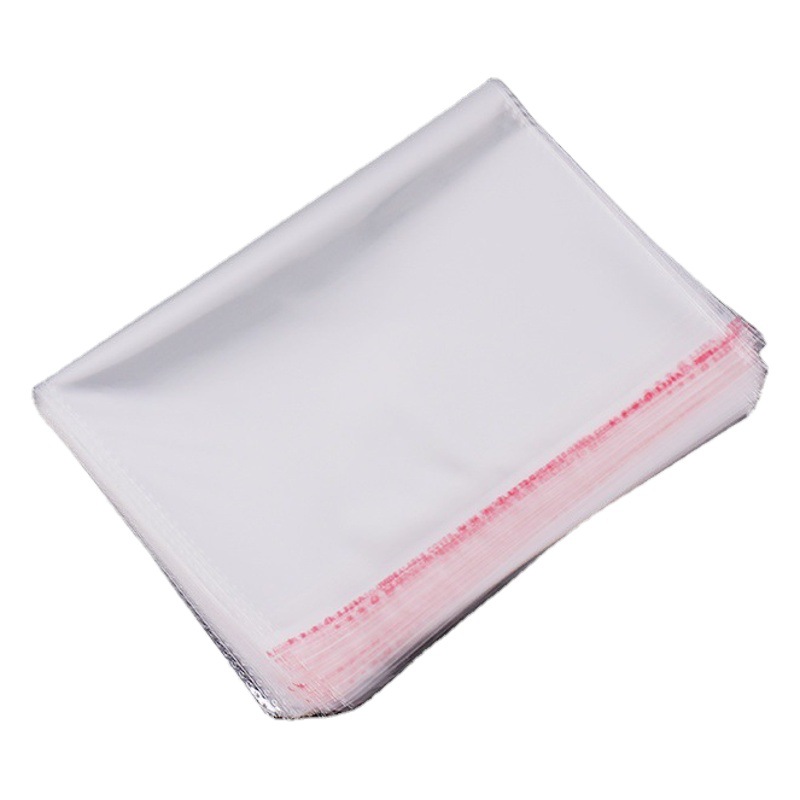 Venta al por mayor OPP auto-adhesivo bolsa de plástico auto-sellado bolsa adhesiva bolsa OPP transparente auto-adhesivo bolsa de embalaje de ropa