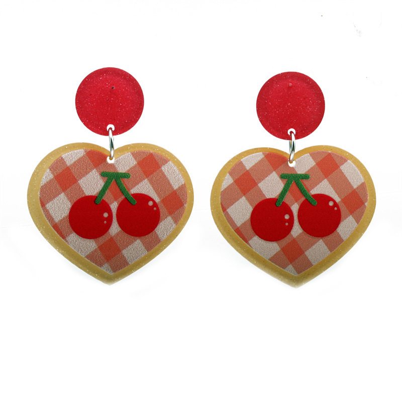 Estilo coreano verano acrílico pendientes encantadores pendientes de mujer europeos y americanos transfronterizos tridimensionales nube oscura nube pendientes