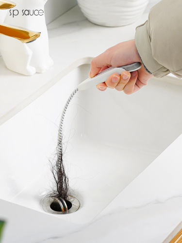 Pipe dredge, sewer hook, floor drain, hair cleaner, water pipe sink