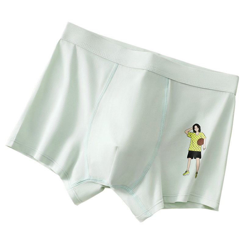 Ropa interior para niños puro algodón antibacteriano entrepierna inferior Boxer shorts para niños deportes de algodón más tamaño adolescentes pantalones cortos ropa interior para hombres