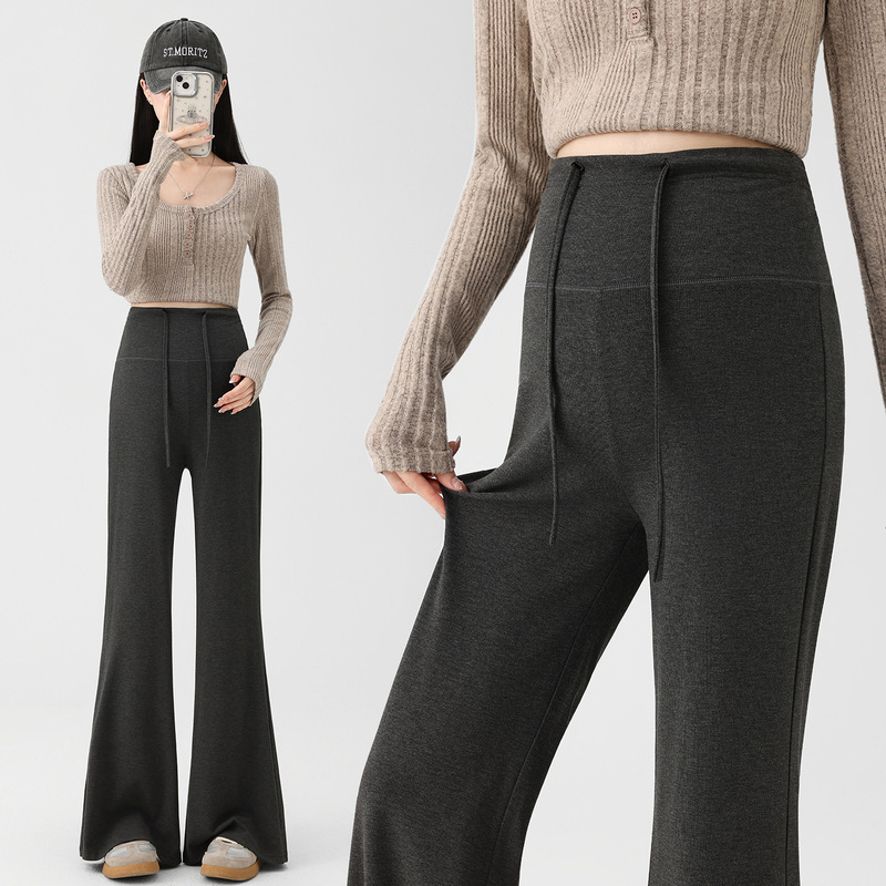 Real Shot of Maternity Pants for Spring and Summer 2026, New Autumn Flared Pants, Long Pants That Don'T Squeeze the Belly, Maternity Style