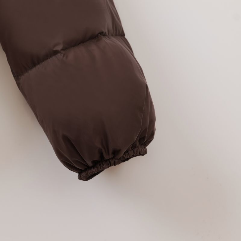 Dames donsjas winter kort wit eendendons dikke gewatteerde jas_voghion.com