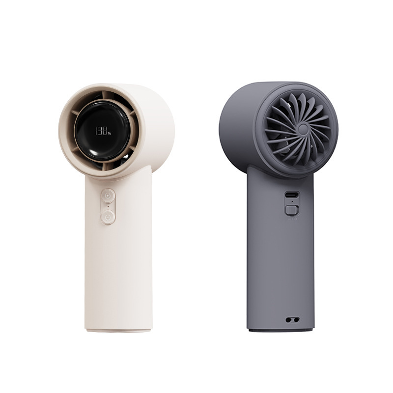 新型手持ち高速ファン100速無変速USB充電デジタル半導体冷凍携帯小型ファン|undefined