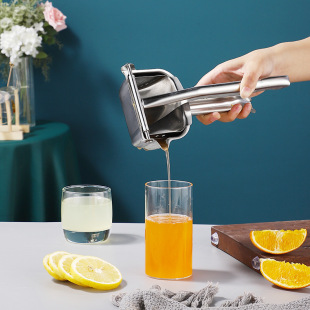 304 Stainless Steel Thickened Manual Juicer Orange Orange Lemon Juicer Household Portable Pomegranate Juice Squeezer