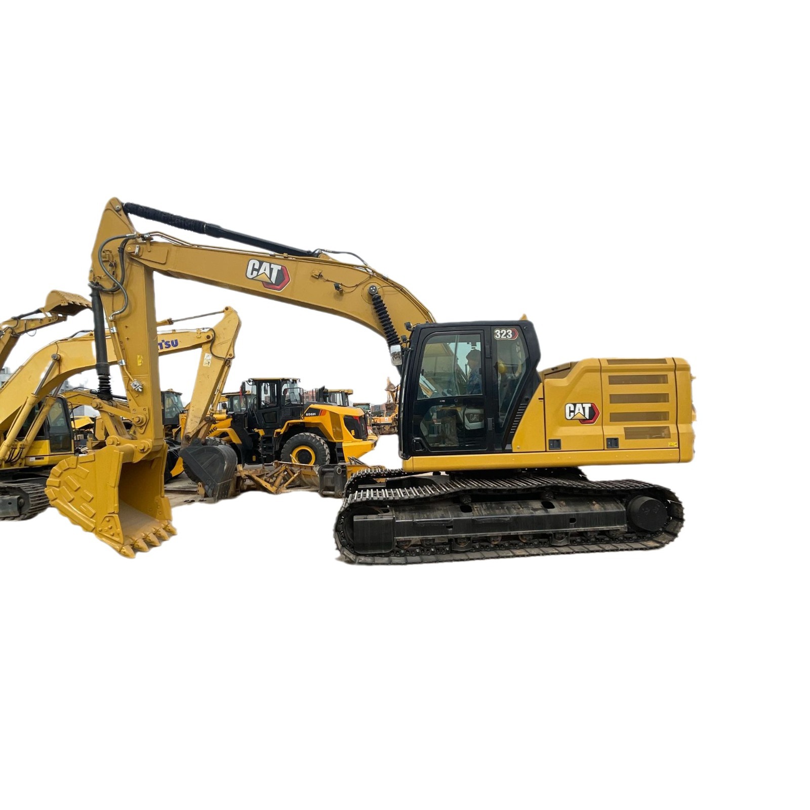 Nuevo excavador usado de la serie de Carter del excavador/el 90% de Caterpillar 323 en fuente común