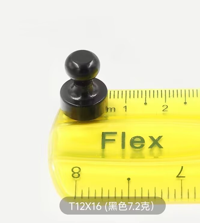 12*16mm 검정색 니켈 도금