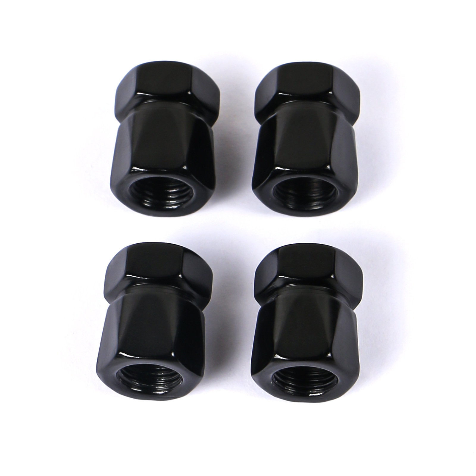 Creative Hexagonal Valve Caps for Cars, Tire Caps, Valve Covers, Metal Valve Core Caps