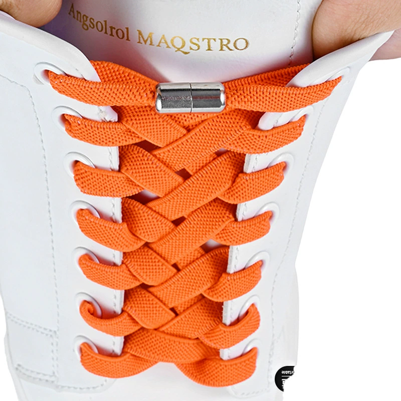 Застежка для ленивых шнурков без завязок для детей, эластичная расширенная плоская веревка для шнурков без завязок для мужчин и женщин, инструмент для прессования и фиксации.