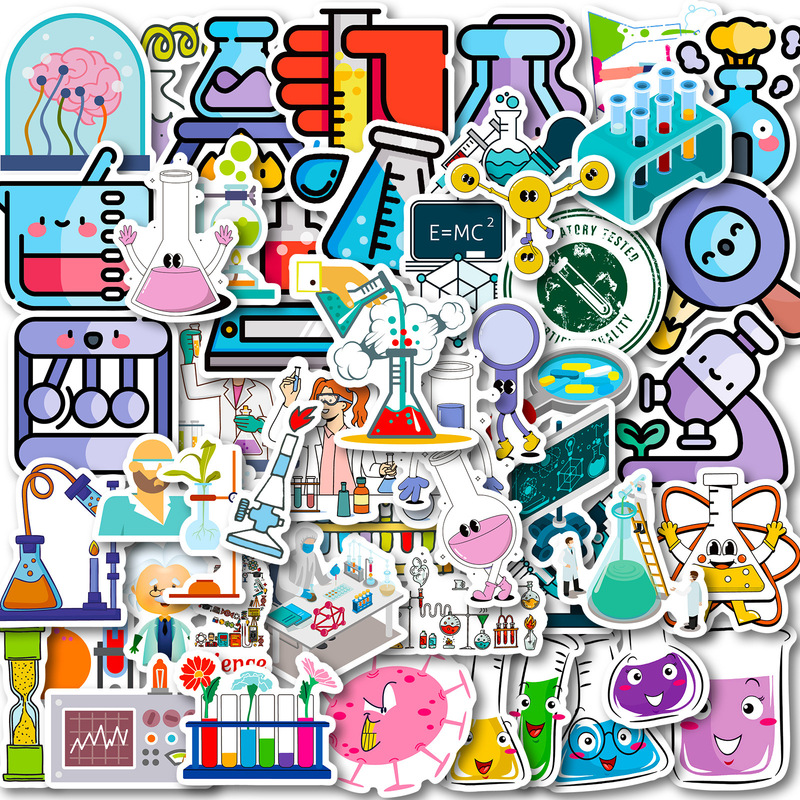 50 Creative Science Education Stickers Cartoon Chemistry Equipment Laboratory Personalized Science Experiment Stickers Amazon 50 Creative Science Education Stickers Cartoon Chemistry Equipment Laboratory Personalized Science Experiment Stickers Amazon