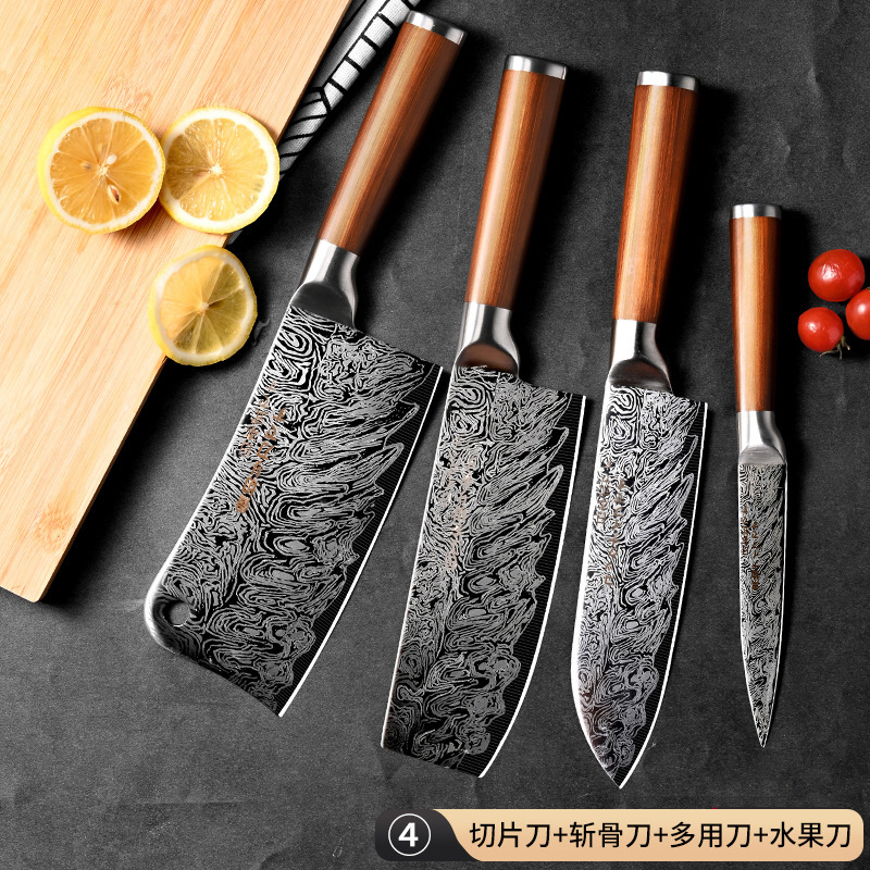 Hueso hueso cuchillo de acero inoxidable cuchillo de corte japonés cuchillo de corte de corte