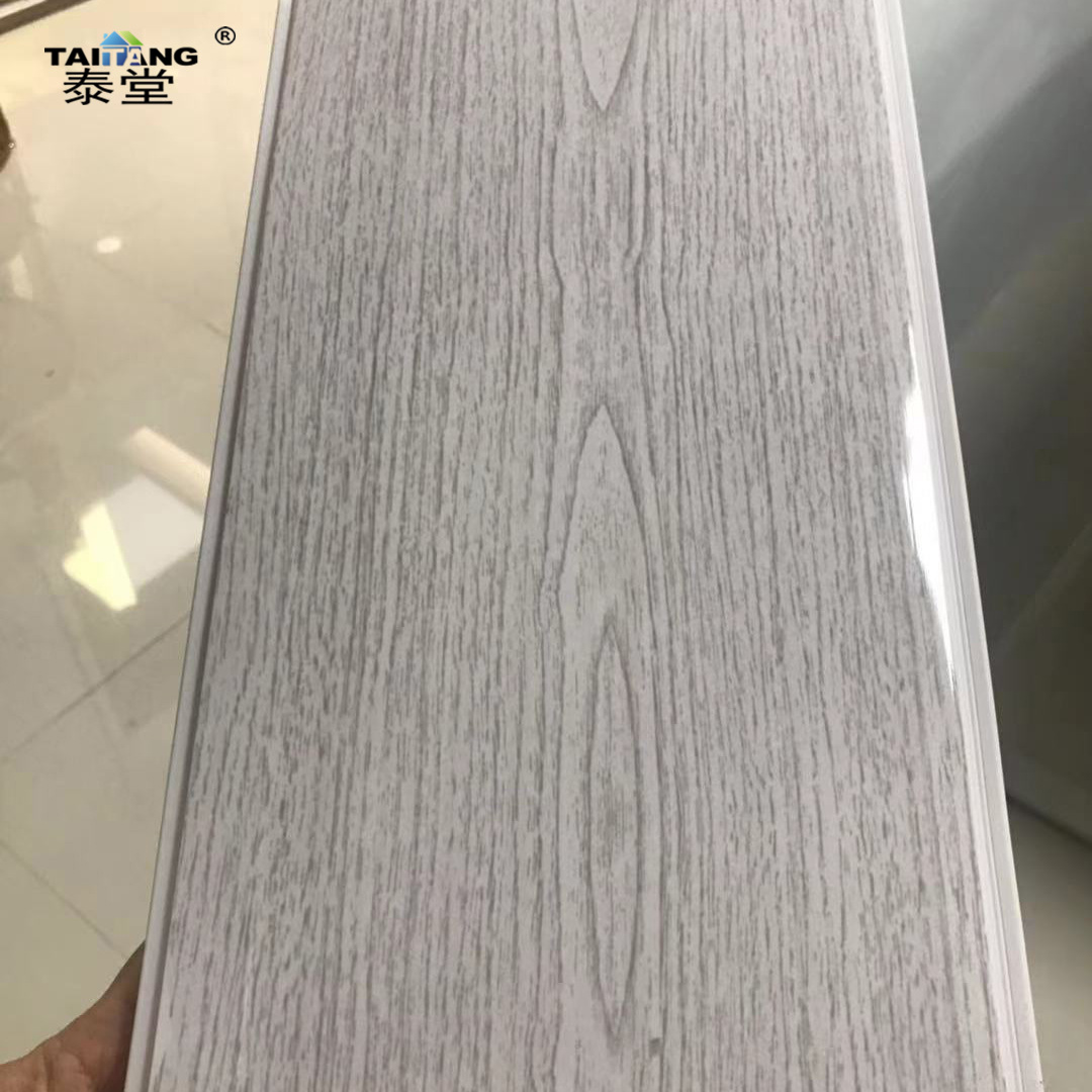 Pvc techo 200Mm8M Lambris Pvc Plafond panel de pared blanco