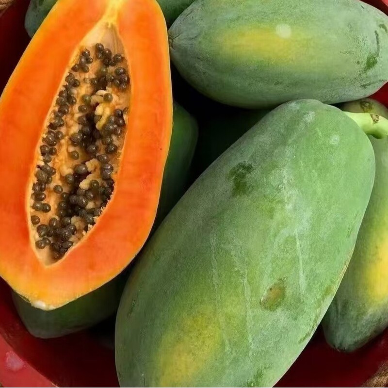 Guangxi Red Papaya Fruit Direct Supply from the Place of Origin, Whole Box Wholesale with Free Shipping 2.5kg 5kg Trade Guangxi Green Papaya Guangxi Red Papaya Fruit Direct Supply from the Place of Origin, Whole Box Wholesale with Free Shipping 2.5kg 5kg Trade Guangxi Green Papaya