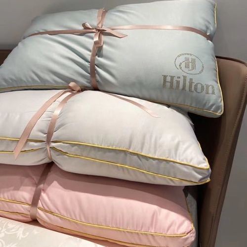 希尔顿花园水洗烫钻枕头枕芯厂家直销枕头枕芯批发纤维枕