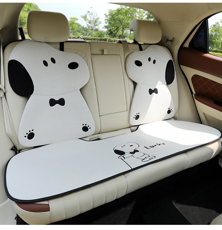 Car seat cushion for all seasons, cute cartoon internet-famous seat cover, simple internet-famous car seat cover, single piece