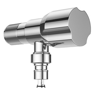 Washing machine anti-falling angle valve Joint Sewer pipe household faucet 4 points automatic water stop angle valve anti-falling