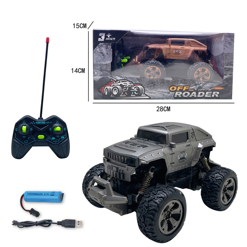 Control remoto fuera de la carretera coche de juguete de carga de cuatro ruedas de aleación escalada coche de control remoto de alta velocidad coche Niños niño regalo coche de juguete