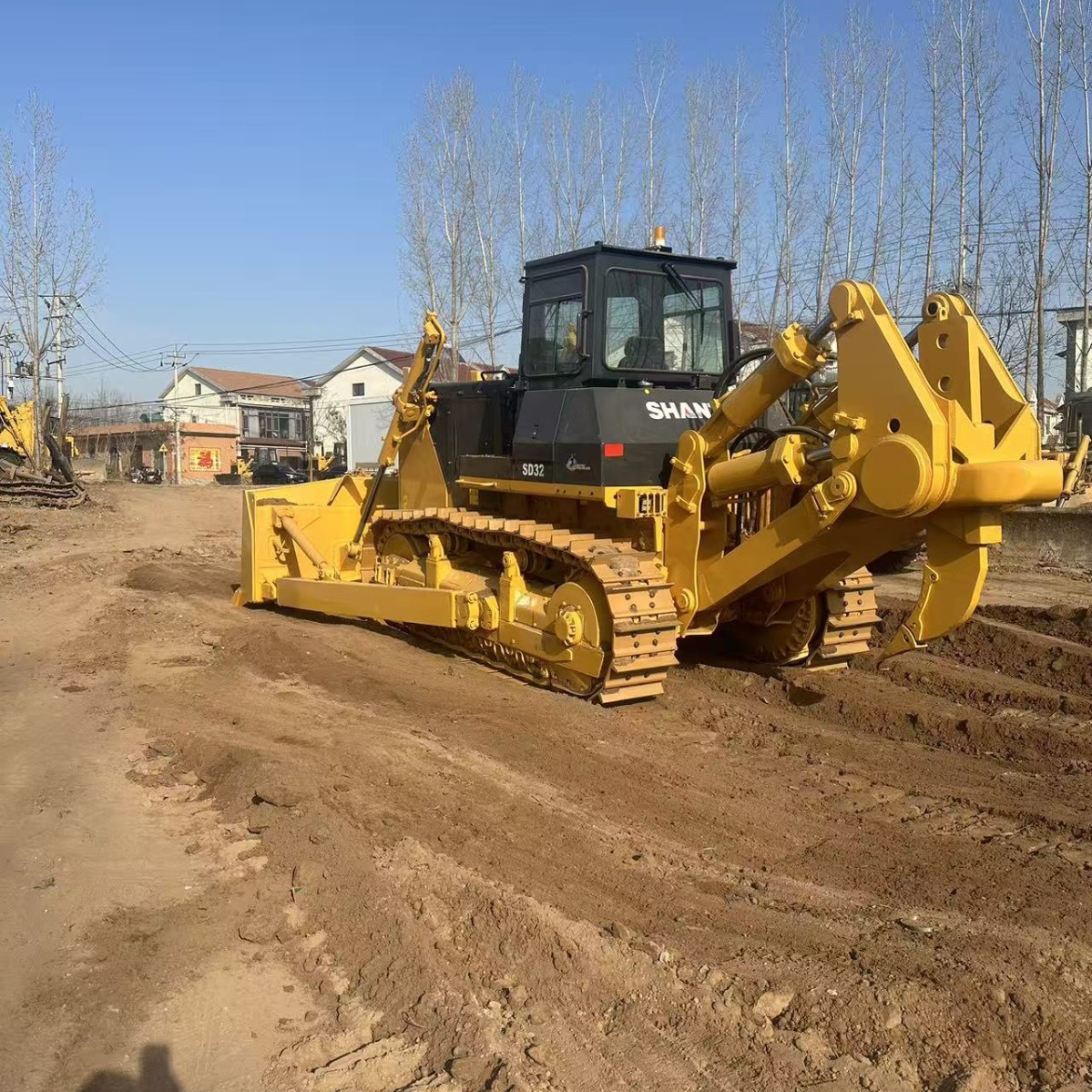 Fábrica en stock Shan push 320 bulldozer Shan push 220 bulldozer rendimiento inmejorable image 3