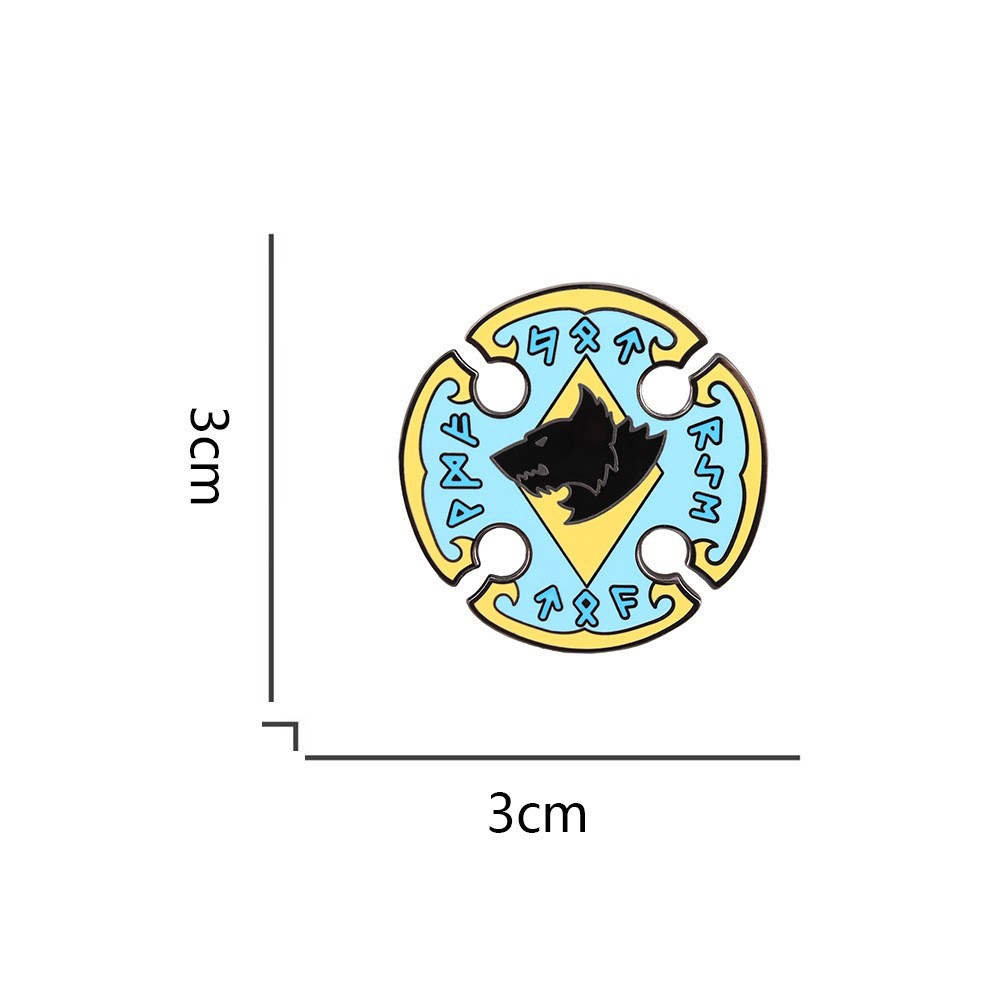 Aliexpress Cross-Border New Warhammer 40K Merchandise Brooch Game Gift Cartoon Metal Badge Clothing Accessories
