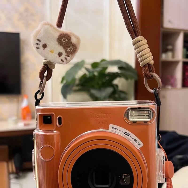 Fujifilm Sq1 Orange Accessories Instant Camera Sq1 Transparent Protective Crystal Portable Chain Handheld Camera