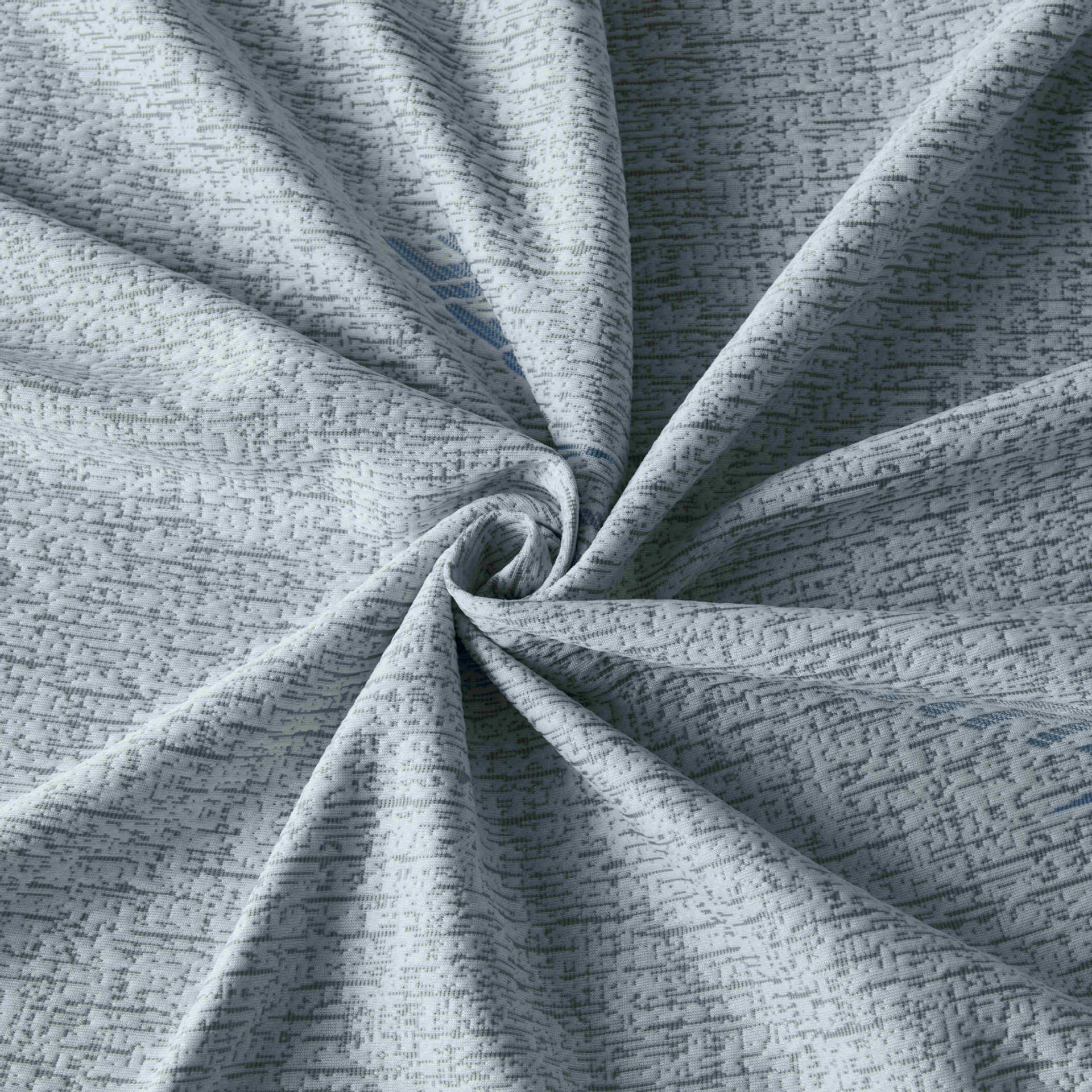 300 gramos de tela jacquard de punto unilateral poliéster colorido redondo tela tela de colchón tela al por mayor
