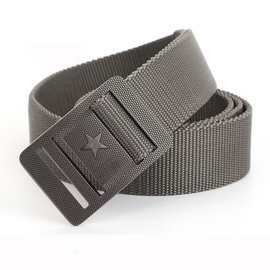 战术腰带 男 腰带学生户外拓展尼龙腰带合金扣头编织内腰带