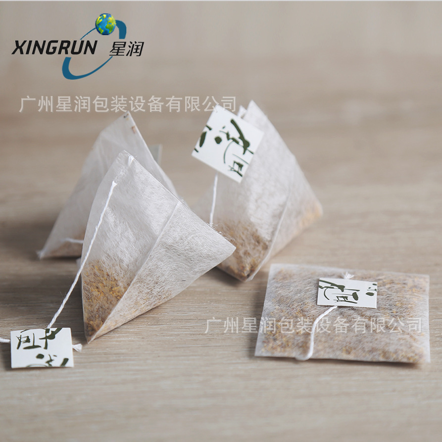国产无纺布三角包热封茶包过滤袋，代加工三角茶包袋泡茶包