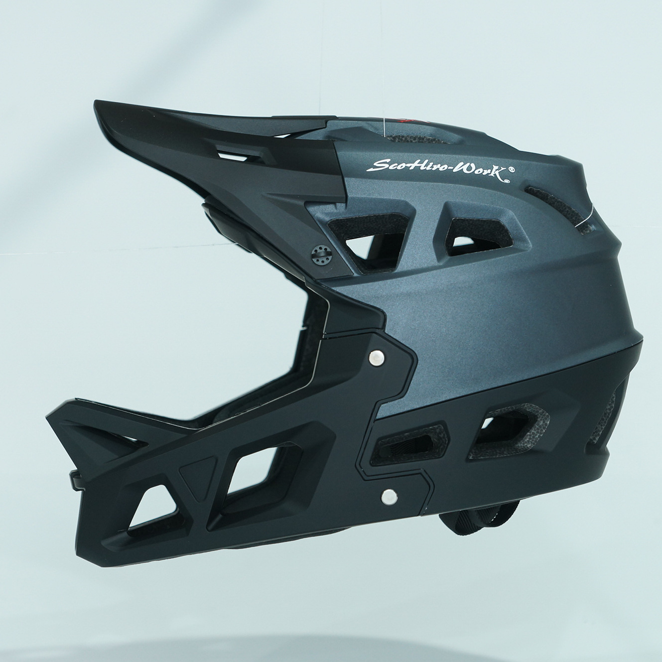 SCOHIROWORK bicicleta de montaña DH cuesta abajo BMX ultra-ligero AM cross-country casco completo casco de equitación