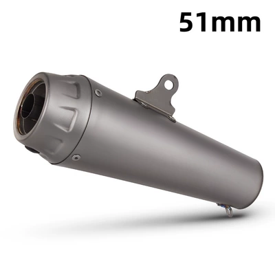 exhaust pipe, Motorcycle exhaust pipe - titanium-alloy-51mm-welded-lifting-lugs