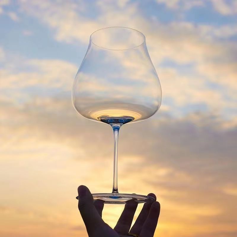 Taza sensorial idéntica _ Taza de Borgoña _ Taza de vino tinto Baralo _ Taza de vino ultra delgada con barra ultra hermosa