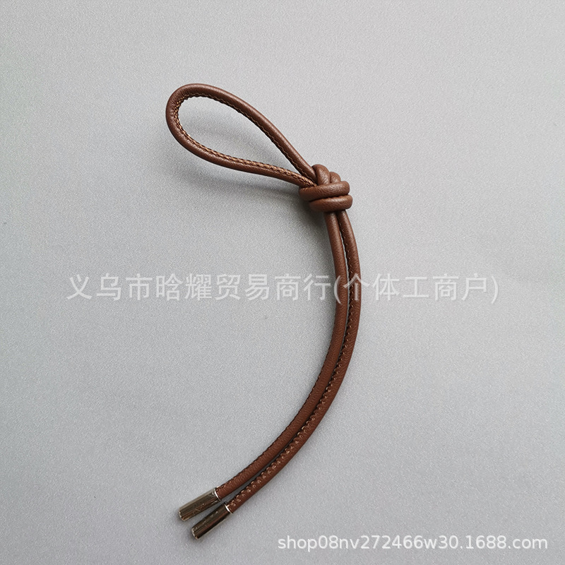 手工编织皮绳钥匙扣挂件箱包挂绳PU绳包包挂饰DIY仿皮手机壳挂绳|undefined