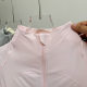 Summer New Slim-fit Vertical Collar Waist Sun Protection Clothing Ice Silk Sun Protection Clothing Tight Yoga Short Thin Coat Women